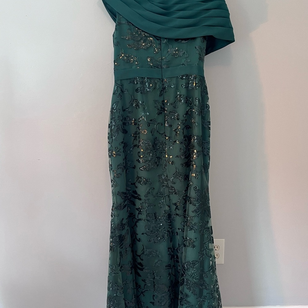Mother of the Groom gown size 10 dark green